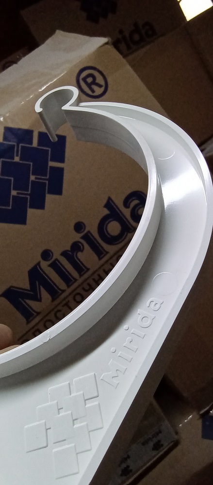 картинка Кронштейн желоба белый завода Mirida